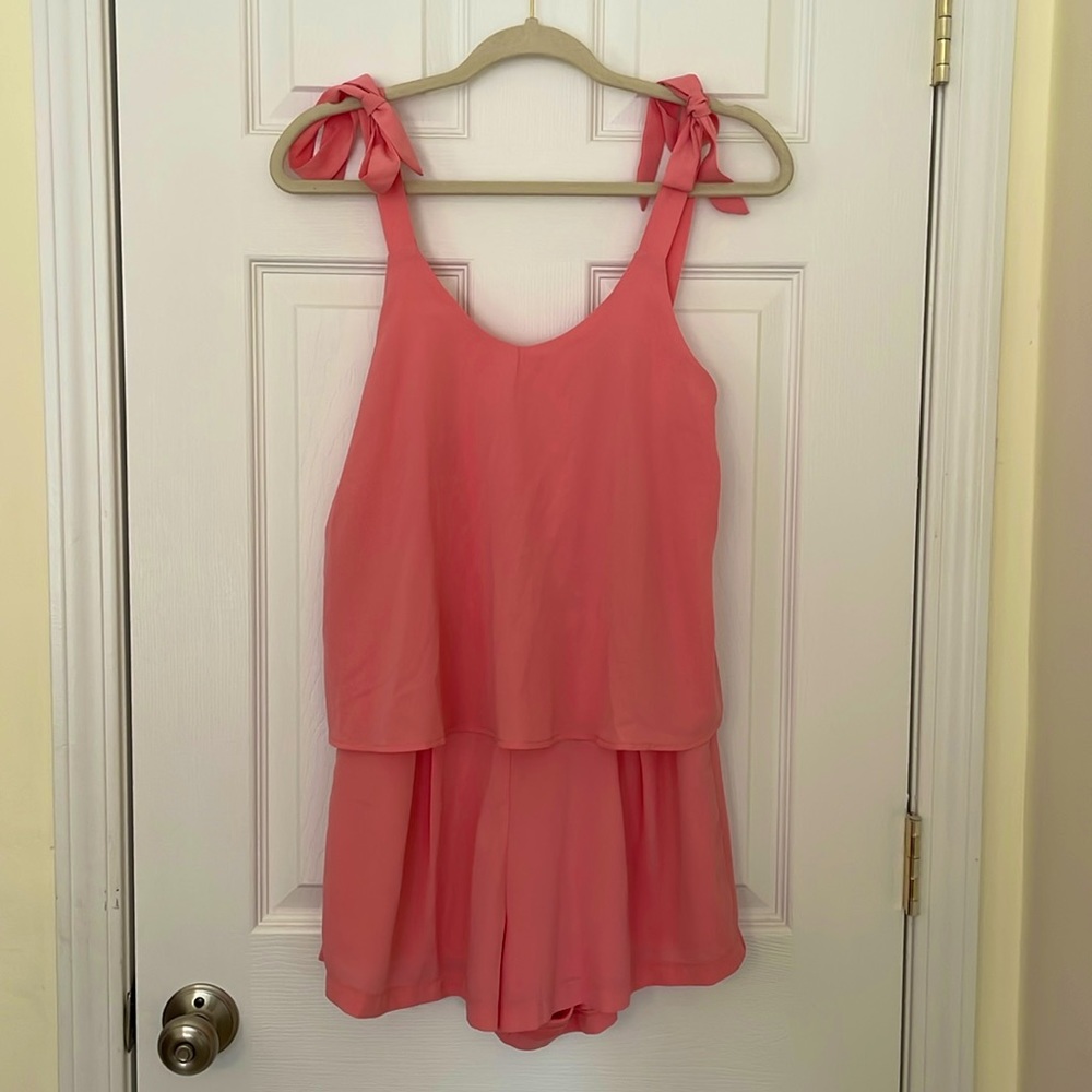 She + Sky pink romper